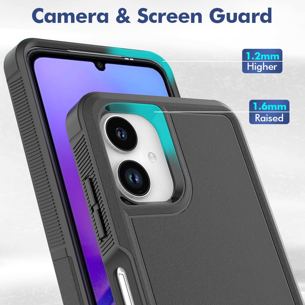 Amazon.com: Ryphez Case for Samsung Galaxy A06, TPU+PC Dual Layer